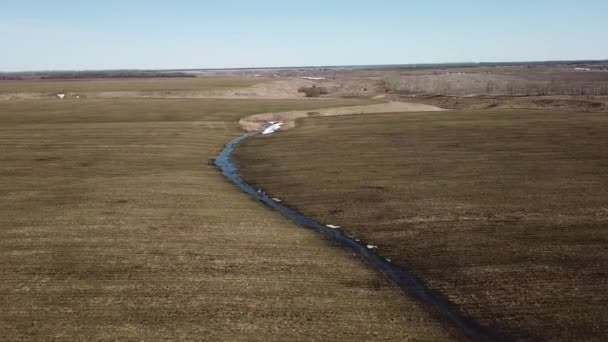 Transmisja Widoku Pole Antenowe Krajobraz Regionu Riazań Rosja Natura Wiosna — Wideo stockowe