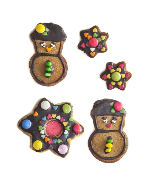 Set of christmas cookies. Homemade baking — Stock Photo, Image