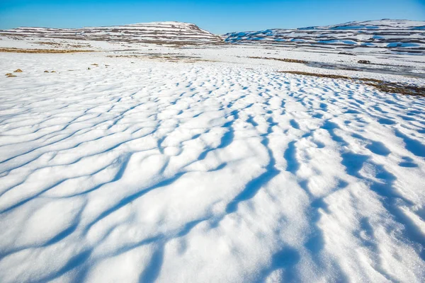 Nieve en la meseta de Putorana, Taimyr. Rusia —  Fotos de Stock