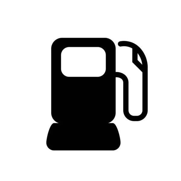 Benzine Kolom Pictogram Vectorsymbool Benzinestation — Stockvector