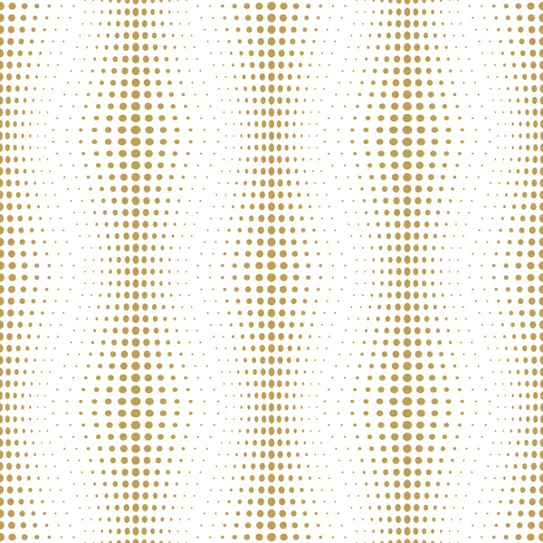 Modèle Vectoriel Sans Couture Abstrait Illusion Pointillée Dorée — Image vectorielle