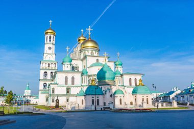 Istra 'daki yeni Kudüs Ortodoks manastırı. Moskova bölgesi