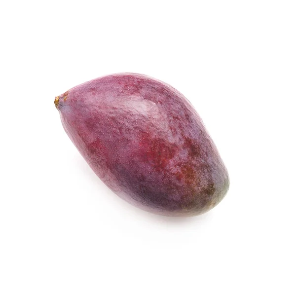 Mango Rood Fruit Geïsoleerd Witte Achtergrond — Stockfoto