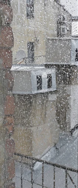 Fenster-Regendach — Stockfoto