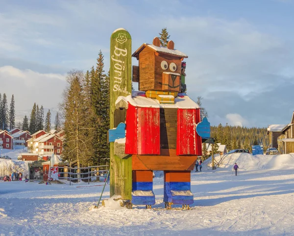 Estación de esquí en Suecia — Foto de Stock