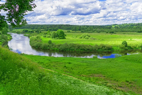 Landschap van de Midden-Russisch-strip — Stockfoto