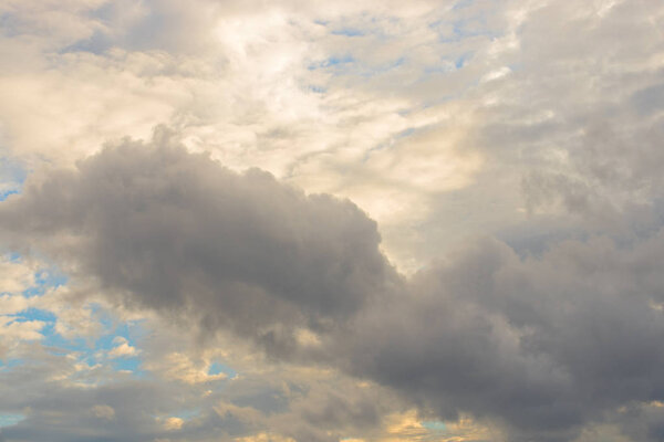 Sky with clouds