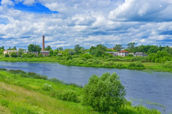 Landschap van de Midden-Russisch-strip — Stockfoto