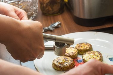 Kızarmış kabak hazırlanması