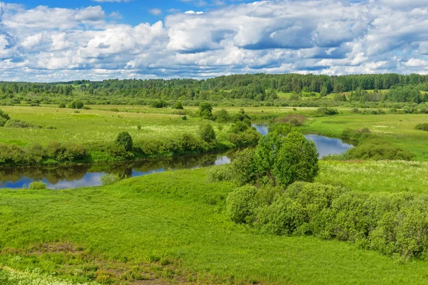 Landschap van de Midden-Russisch-strip — Stockfoto