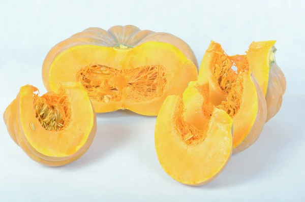 Calabaza naranja de cerca — Foto de Stock