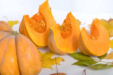 Turuncu kabak yakın çekim