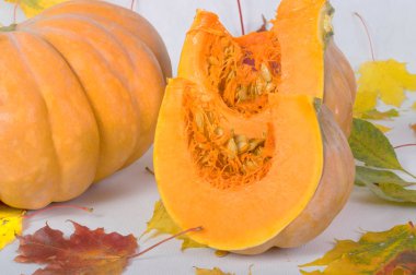 Turuncu kabak yakın çekim