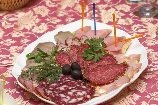 Diverse delicatese din carne — Fotografie, imagine de stoc