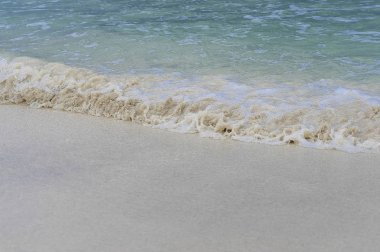 köpük yakın çekim ile dalga deniz