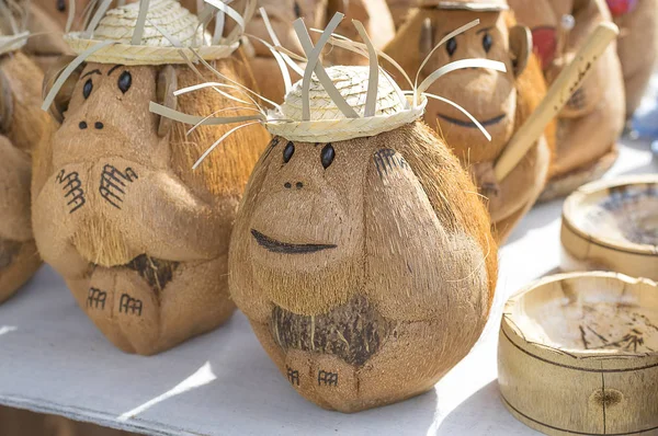 Souvenir cubain de noix de coco — Photo