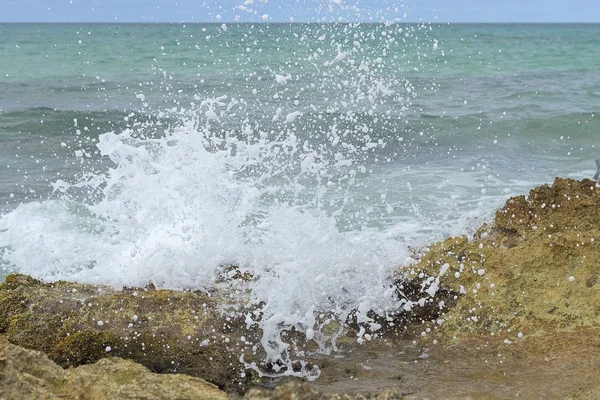 Spray and sea foam — Stock Photo, Image