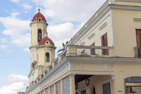 View of the church in Cienfuegos in Cuba — Stock Photo, Image