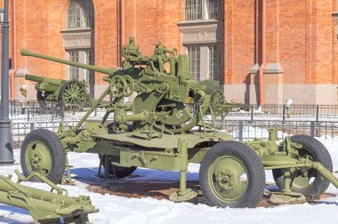 Saint Petersburg, Rusya Federasyonu - 31 Mart 2018: Anti-uçak olabilir