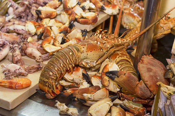 Different seafood close-up — Stock Photo, Image