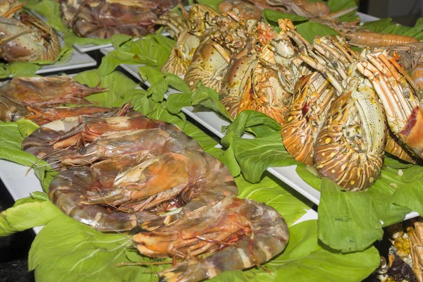 Different seafood close-up — Stock Photo, Image