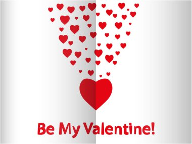 My Valentine - düz stil tebrik kartı olması