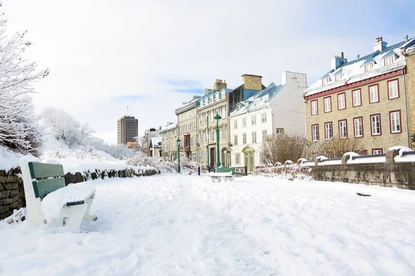 Las calles de Quebec City en Canadá — Foto de Stock