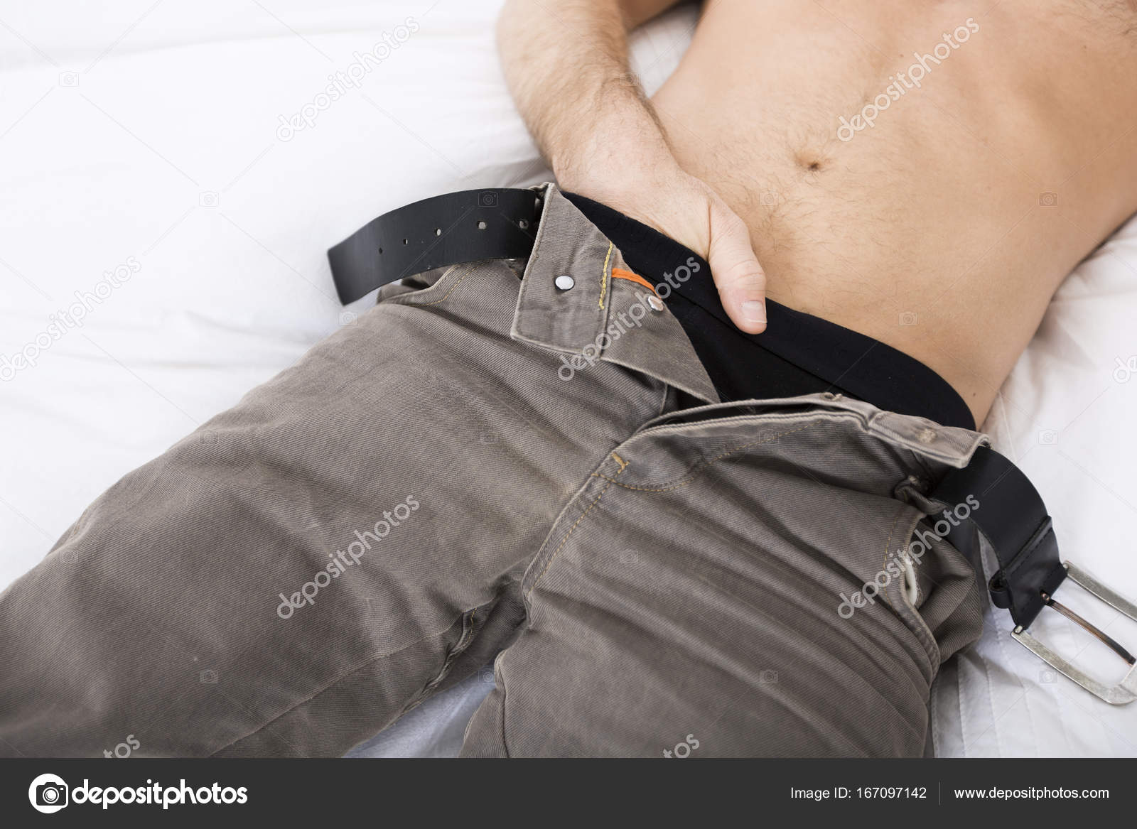 Playful male hand in panties. Stock Photo by ©Lopolo 167097142