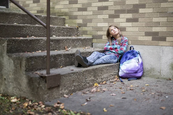 Primaire dépriment à l'école — Photo