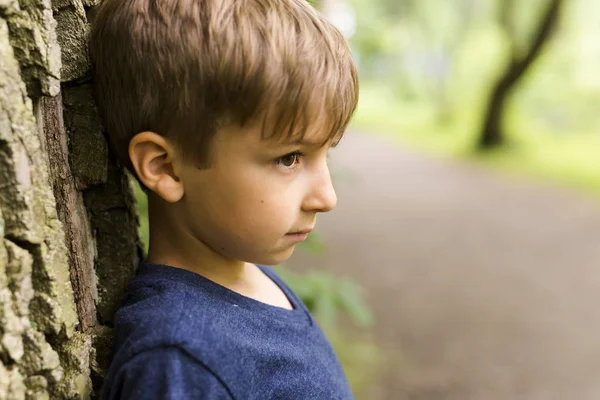 Enfant sur une prairie verte — Photo