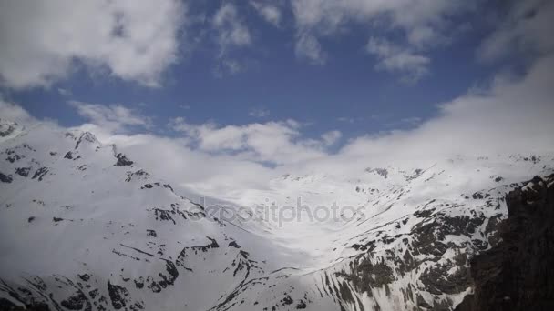 Russian mountains time-lapse — Stock Video