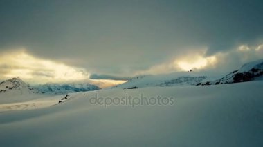 Hyperlapse dronelaps dağlarında