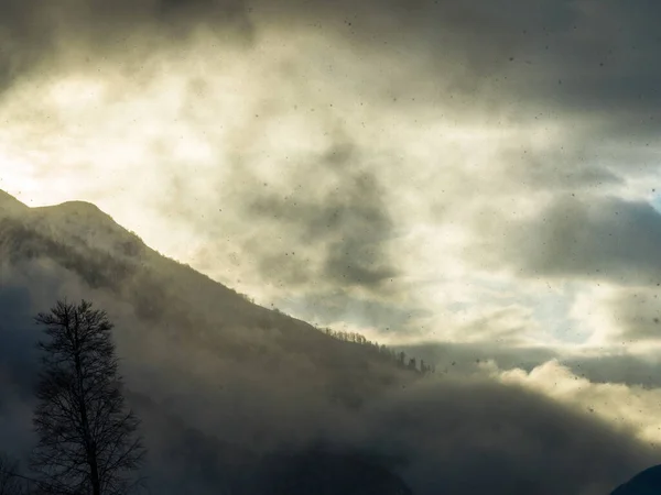 dağ sırası ve sis