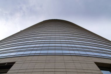 Milan, İtalya, Finans Merkezi Görünümü