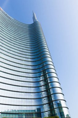 Milan, İtalya, Finans Merkezi Görünümü