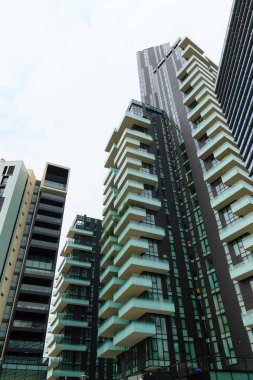 Milan, İtalya, Finans Merkezi Görünümü