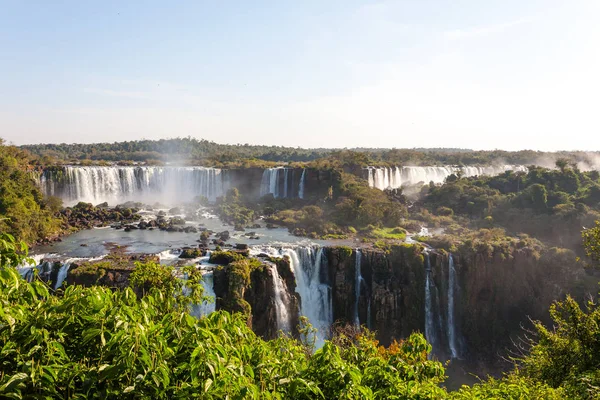 Iguazu falls view, Argentinië — Stockfoto