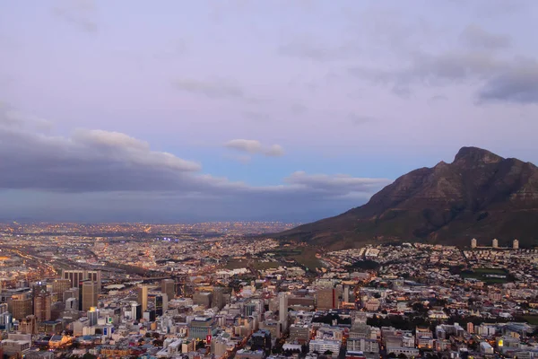 Veduta aerea di Città del Capo da Signal Hill, Sud Africa — Foto Stock