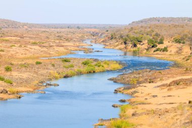 Olifants Nehri Panoraması Satara kamp açısından, Kruger Natio