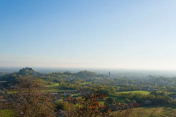 Herfst heuvels panorama, Italiaans landschap — Stockfoto