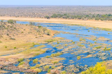 Olifants Nehri Panoraması Satara kamp açısından, Kruger Natio