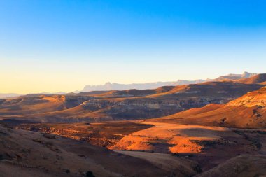 Golden Gate Highlands Milli Parkı panorama, Güney Afrika