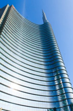 Milan, İtalya, Finans Merkezi Görünümü