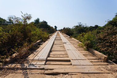 Transpantaneira Road, Brezilya ahşap köprü