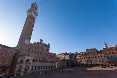 Siena gün görünümü, Toskana, İtalya