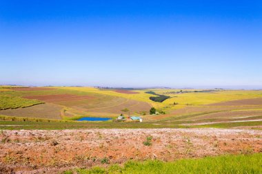 Durban, Güney Afri yakınındaki bin tepeler Vadisi bir görünümünü