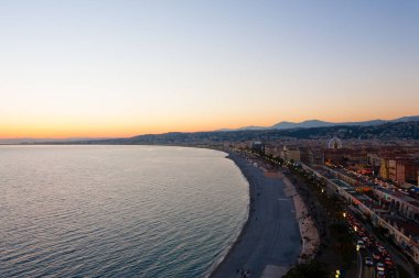 Güzel plaj gün görünümü, Fransa