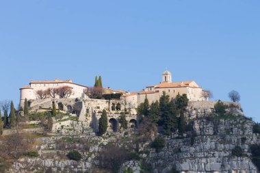 Gourdon Köyü gün görünümü, Fransa