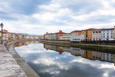Pisa gün görünümü, Toskana, İtalya