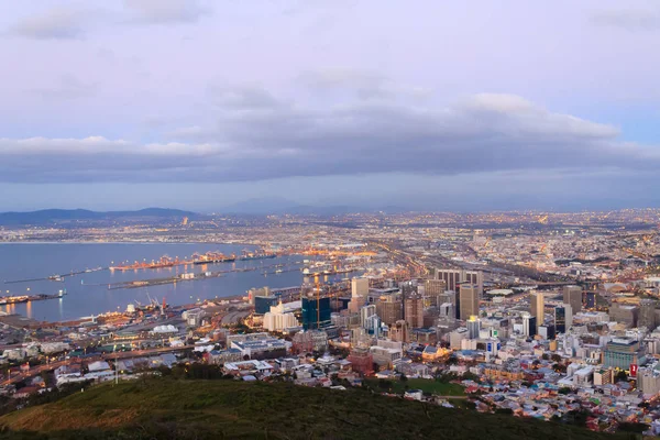 Veduta aerea di Città del Capo da Signal Hill, Sud Africa — Foto Stock